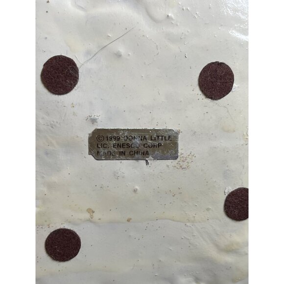 Vintage 1999 Enesco Donna Little SET (2) "THE WEDDING" Bride & Groom Figurines - Picture 16 of 16